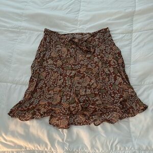 Anthropologie Faux Wrap Skirt